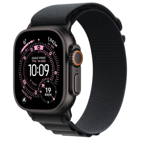 Apple Watch Ultra 3 49mm Black Titanium Case GPS + Cellular Black Alpine Loop (Large)