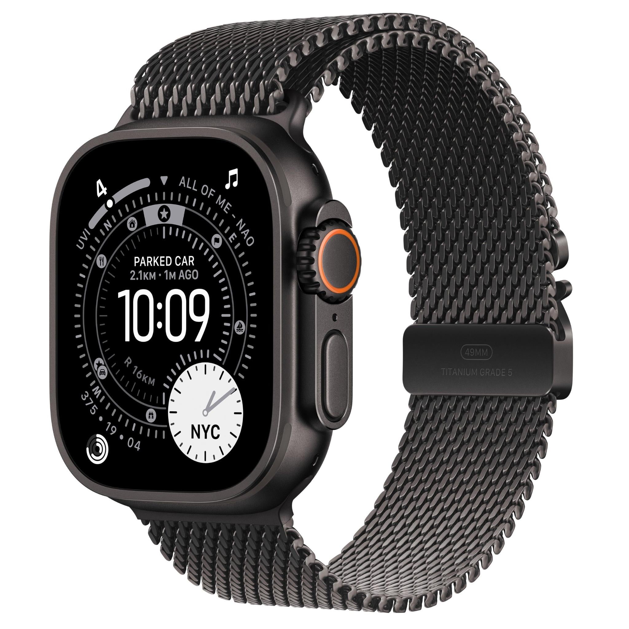 Apple Watch Ultra GPS Cellular 49mm Black in Medium JB Hi-Fi