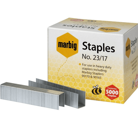 Marbig Staples Heavy Duty 23/17 Box 5000