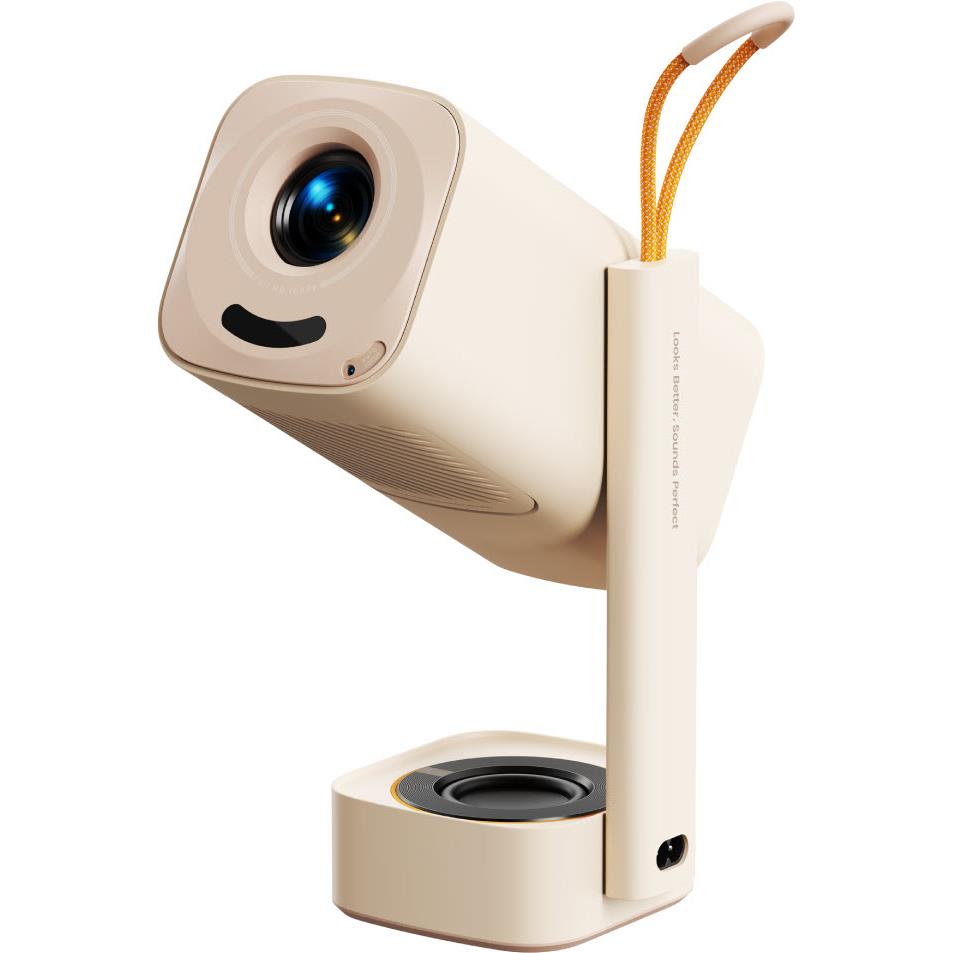 Glamour product photograph of Yaber T1 Pro Smart Projector
