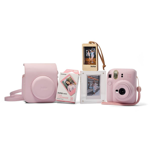 Fujifilm Instax Mini12 Instant Camera Kit (Blossom Pink) JB Hi-Fi
