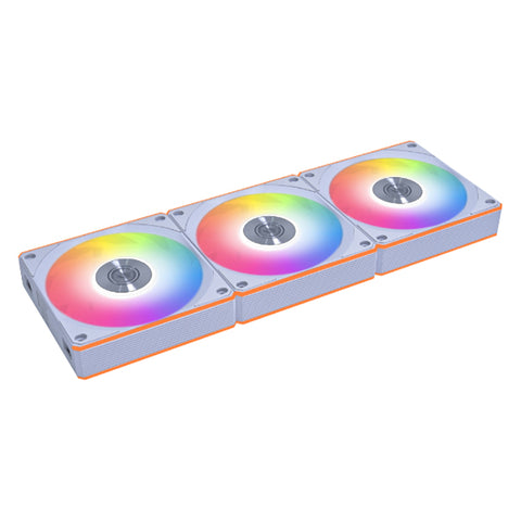 Lian Li UNI Fan CL Wireless 120mm RGB White PWM Fan with Controller - Triple Pack (12CL1W3W)