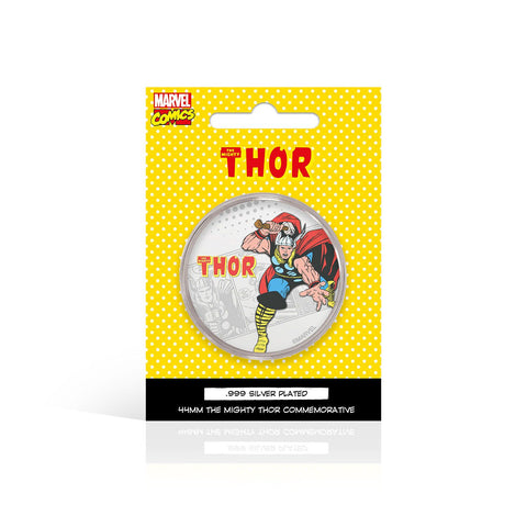 Fanattik Marvel Limited Edition .999 Silver Plated Thor Collectible Coin