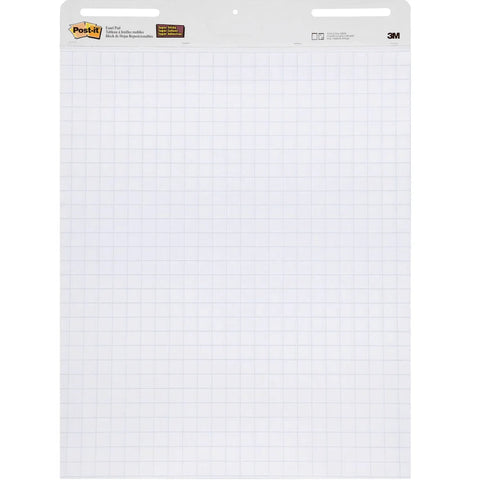 Post-It 560 Super Sticky Grid Lines Easel Pad White 30 Sheets 635x775mm