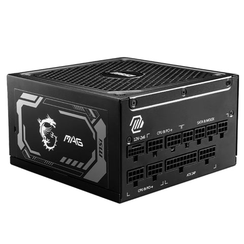 MSI MAG A1000GL PCIE5 1000W 80+ Gold ATX Fully Modular Power Supply