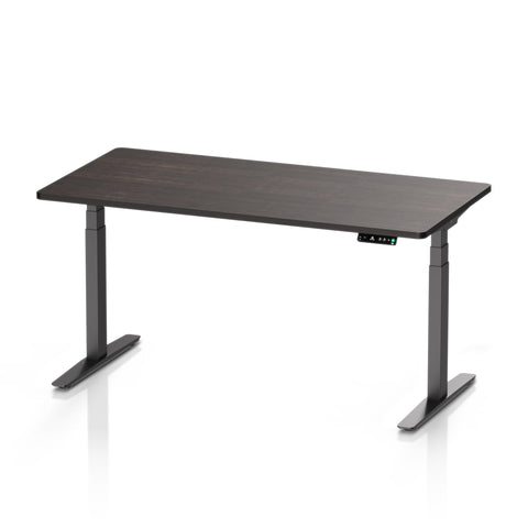 9am HOME Pesk Dual Motors Melamine Home Office Electric Standing Desk - (Dark Oak Top)(1500*750mm)