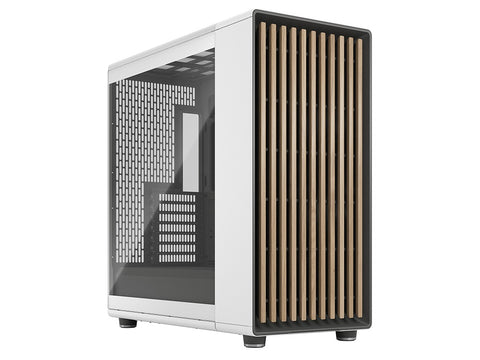 Fractal Design North XL Mid-Tower Case - Chalk White TG Clear