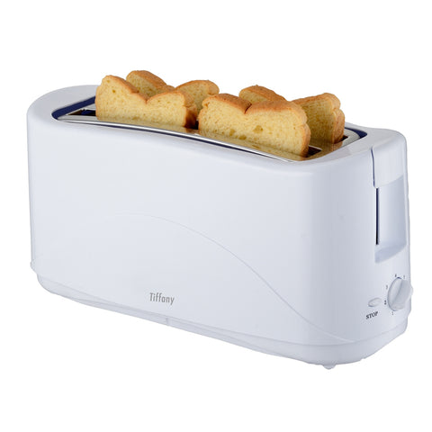 Tiffany 4 Slice Cool Touch Toaster 1300W 7 Browning Settings Automatic Pop-Up