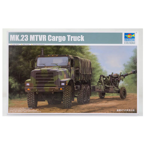 Trumpeter 1/35 U.S. MK.23 MTVR Truck Scaled Plastic Model Kit