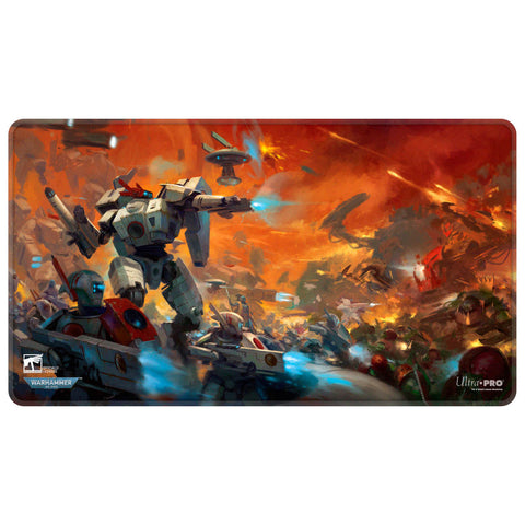 Ultra Pro: UP16559 T'au Empire Codex Aligned Playmat Stitched for Warhammer 40k