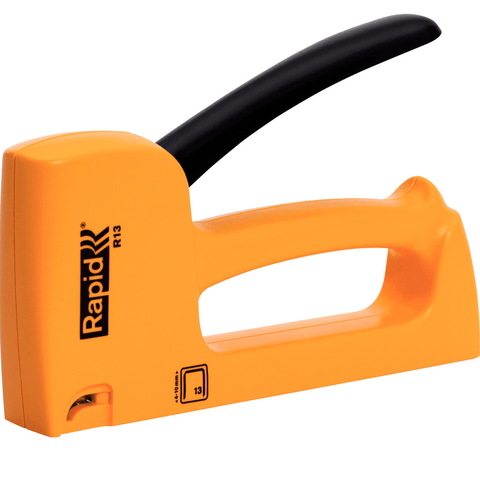 Rapid Tools 20443950 R13E Staple Gun Tacker for Finewire Staples 13/4-10