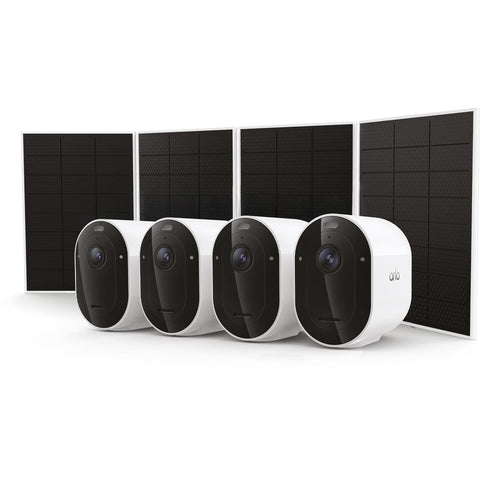 Arlo Pro 6 2K Outdoor Solar Security Camera Kit + 12M Subscription(4 Pack)