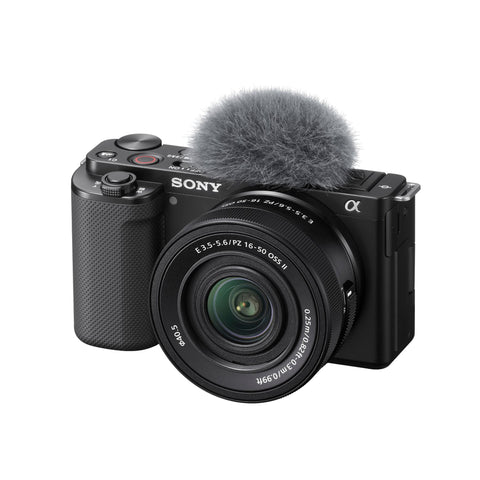 Sony ZV-E10 Mirrorless Vlog Camera with 16-50mm OSS II Lens Kit (Black)