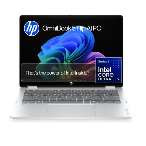 HP OmniBook 5 Flip 14" WUXGA 2-In-1 OLED AI PC Laptop (Intel Core Ultra 5 - 322)[512GB]