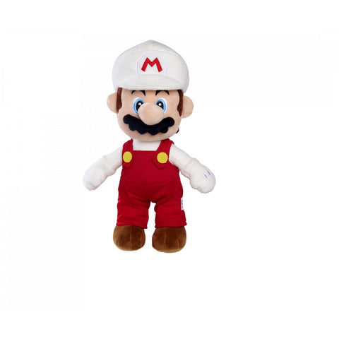 Super Mario - Fire Power Mario 32cm Plush