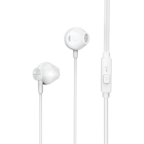 Philips TAUE101 Wired Earbuds (White)
