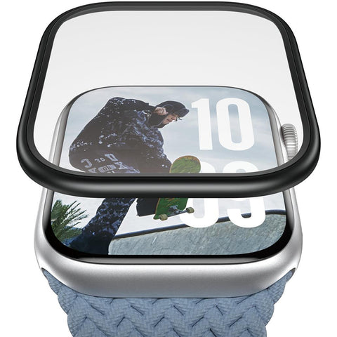 PanzerGlass Metal Frame Screen Protector for Apple Watch 11/10 42mm (Black)