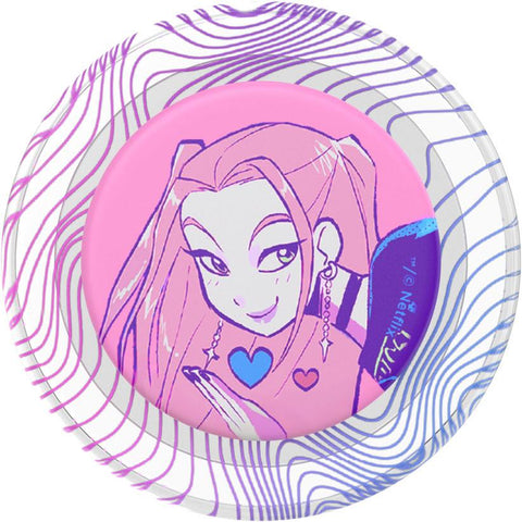 KPop Demon Hunters x PopSockets PopGrip MagSafe (Huntrix Mira)