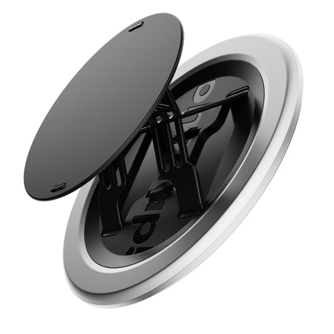 OhSnap! Snap 5 Magnetic Phone Grip & Stand (Silver Fox)