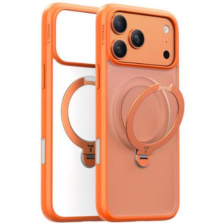 Torras OStand Spin Case for iPhone 17 Pro (Energy Orange)