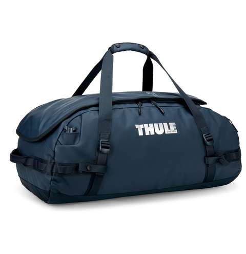 Thule Chasm 70L Duffel Overnight Bag Convertible Backpack Duffle in Darkest Blue