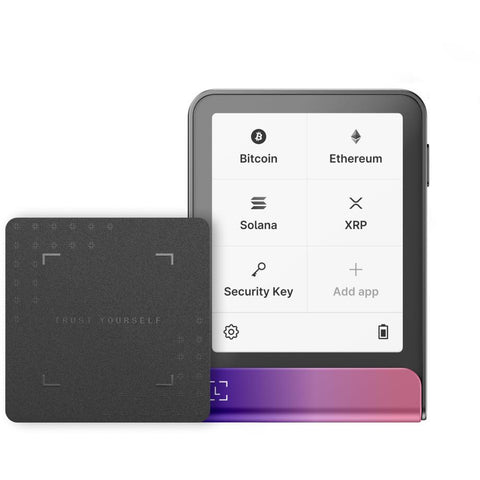 Ledger Flex Crypto Hardware Wallet with Recovery Key (Crimson Magenta)