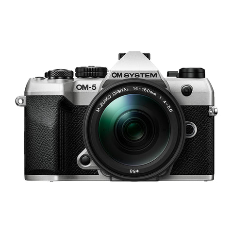 OM SYSTEM OM-5 Mark II Mirrorless Camera with 14-150mm f/4-5.6 II Lens (Silver)