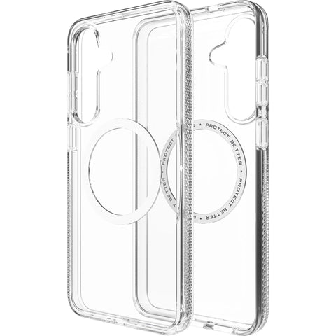 ZAGG Crystal Palace Snap Magnetic Case for Samsung Galaxy S25 FE (Clear)
