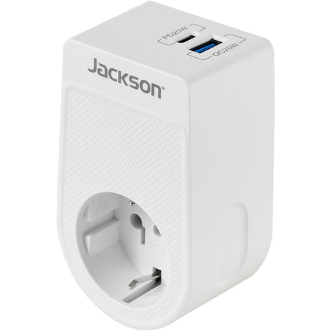 Jackson MOVE Rapid Charge PD20W USB-C/A Inbound Travel Adaptor for USA & EU