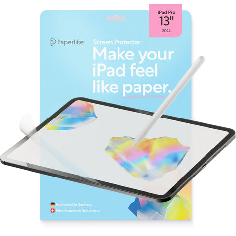 Paperlike Screen Protector v3.0 for iPad Pro 13" (M4, M5) & iPad Air 13” (M2, M3, M4)