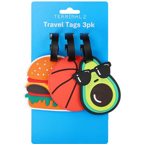 Terminal 2 Novelty Travel Tags 3 Pack (Cool)