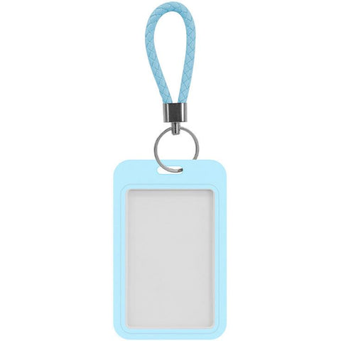 XCD Swipe Card Holder with Mini Wrist Strap (Blue)