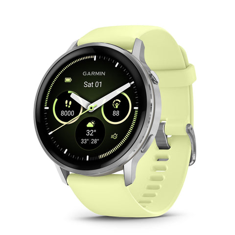 Garmin Venu 4 Smartwatch 45mm (Silver/Citron Band)