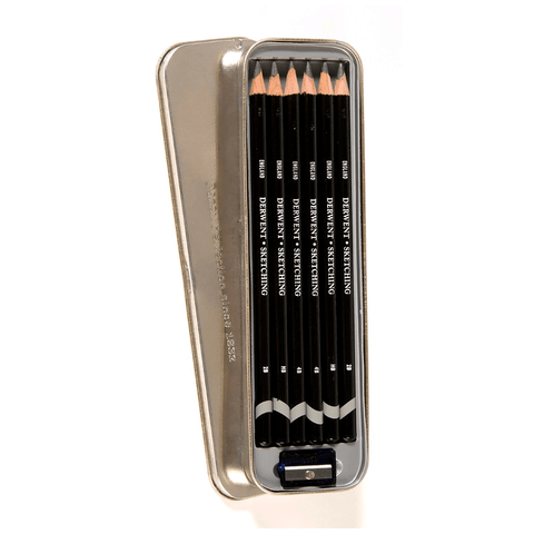 Derwent Soft Sketching Graphite Pencils Professional [Pack 6]