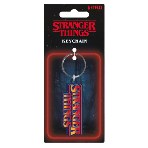 Stranger Things - Logo Metal Keyring