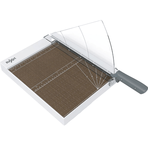 Rexel 1210W ClassicCut Guillotine paper Trimmer Cutter LED Guide Wood A4