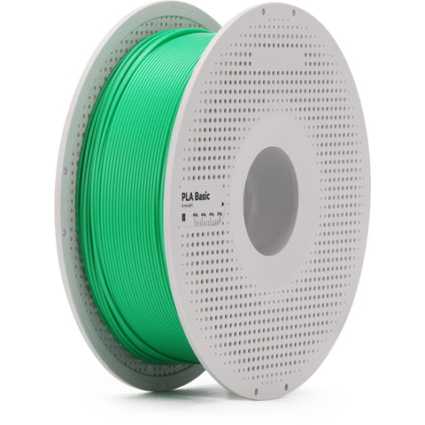 Bambu Lab PLA Basic 3D Printer Filament With Spool (Green) [1kg]