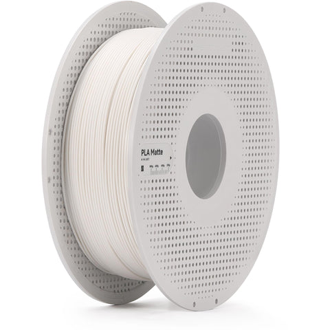 Bambu Lab PLA Matte 3D Printer Filament With Spool ( White) [1kg]