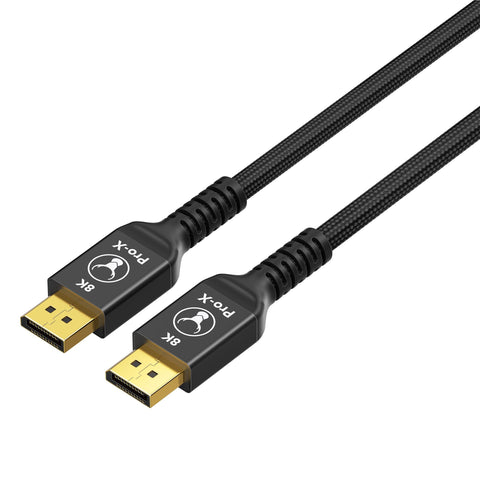Bonelk Pro-X Long-Life DisplayPort to DisplayPort Cable 2.5m (Black)