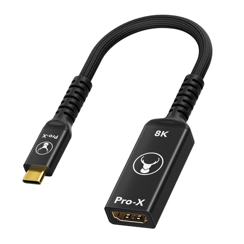 Bonelk Pro-X Long-Life USB-C to HDMI Adapter 0.15m (Black)