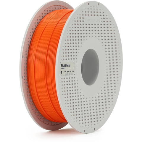 Bambu Lab  PLA Basic 3D Printer Filament With Spool (Orange) [1kg]