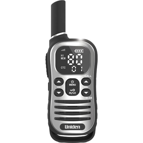 Uniden UH610 Max 1W UHF Handheld Radio with Voice Scramble (Grey)