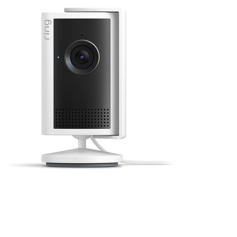 Ring Indoor Cam Plus Plug-In Security Camera (White)