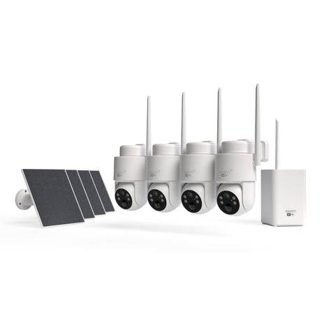 Swann MaxTrak 4K AI Auto Tracking Long Range Security Camera System  (4 Pack)