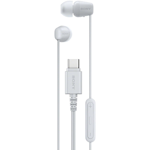 Sony IER-EX15C USB-C Wired In-Ear Headphones (White)