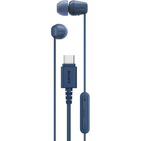 Sony IER-EX15C USB-C Wired In-Ear Headphones (Blue)