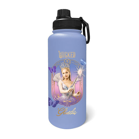 Wicked - Glinda 960ml Stainless Steel Drink Bottle