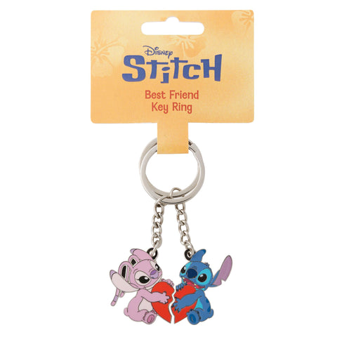 Lilo & Stitch - BFF Heart Keyring 2-Pack