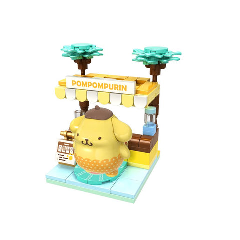 Hello Kitty - YuMe Blocks Summer Wunderland Mini Series Pompompurin Juice Bar