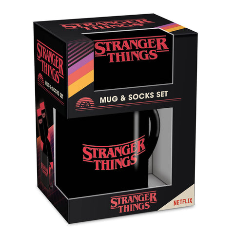 Stranger Things - Logo Mug & Sock Set